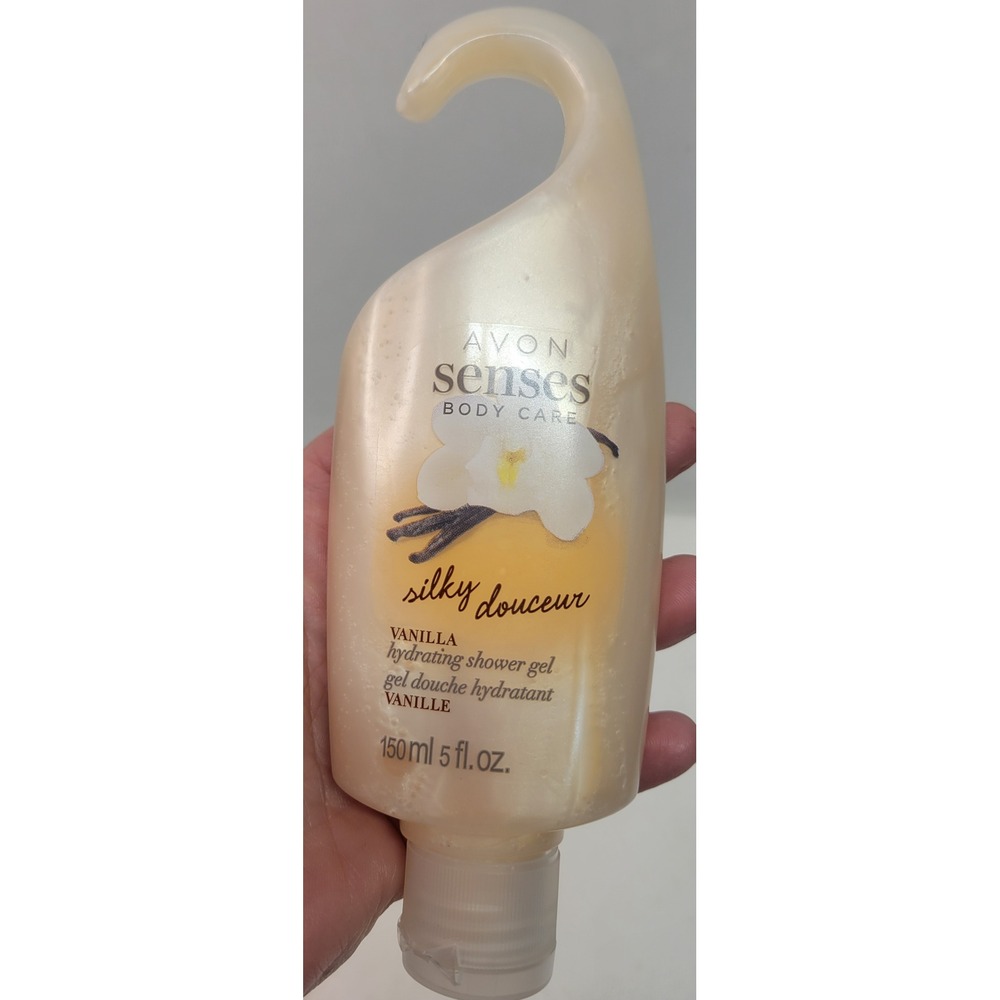 Avon Senses Vanilla Hydrating Shower Gel 5 fl oz With Hook